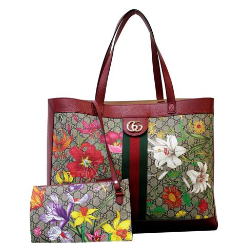 gucci ophidia flora tote